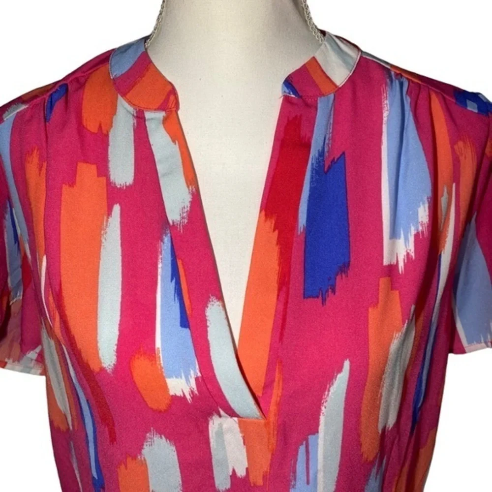 Mary Square Pretty in‎ Paint Blouse - Medium - Picture 2 of 7